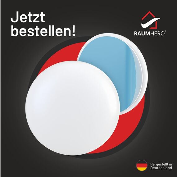 Raumhero 12x Türstopper Wand selbstklebend - (Made in Germany) - Türpuffer Wand - Idealer Wandschutz - Door Stopper, Wandpuffer, Türgriff Stopper