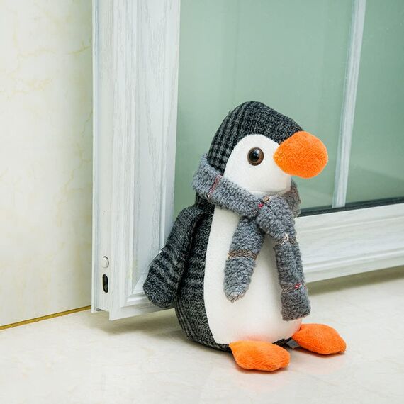 Forecronic Niedliche Türstopper - Dekorative Pinguin Beschwert Innenraum Türstopper für Haus und Büro - Stoff Gefüllte Tier Boden Dekorativ