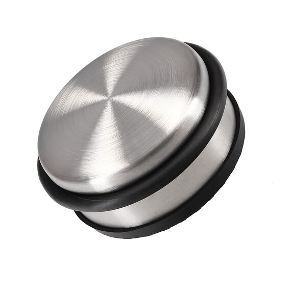1 x Türstopper 1,2 kg Boden schwer VonBueren | ca. 10,5 x 5 cm | Tür Stopper aus Edelstahl/Metall | door stopper
