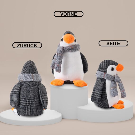 Forecronic Niedliche Türstopper - Dekorative Pinguin Beschwert Innenraum Türstopper für Haus und Büro - Stoff Gefüllte Tier Boden Dekorativ