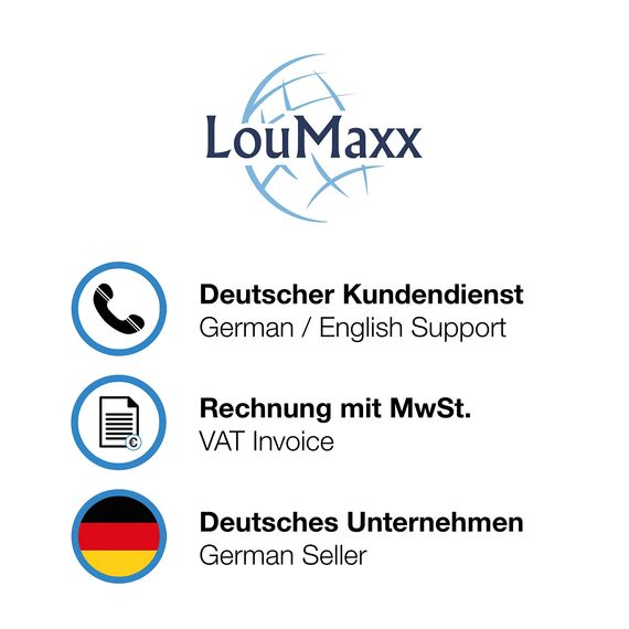 LouMaxx Fensterstopper 4er Set – Fensterklammer – Klemmschutz Fenster – Zuverlässige Sicherheit