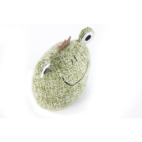 HEITMANN DECO Türstopper Frosch – grün – ca. 18,5 x 9,5 x 17,5 cm – aus Stoff – mit schwerer Füllung – für innen – praktischer Tür- & Fensterstopper für jedes Zuhause