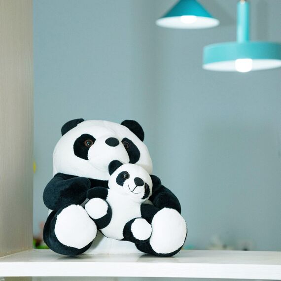 Forecronic Niedliche Türstopper - Dekorative Panda Beschwert für Haus und Büro - Innenraum Stoff Gefüllte Tier Türstopper Boden Dekorativ