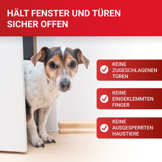 LouMaxx Fensterstopper 4er Set – Fensterklammer – Klemmschutz Fenster – Zuverlässige Sicherheit