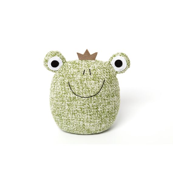 HEITMANN DECO Türstopper Frosch – grün – ca. 18,5 x 9,5 x 17,5 cm – aus Stoff – mit schwerer Füllung – für innen – praktischer Tür- & Fensterstopper für jedes Zuhause