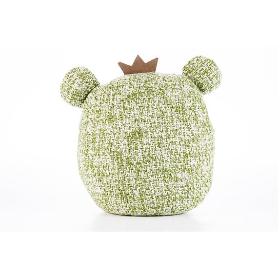 HEITMANN DECO Türstopper Frosch – grün – ca. 18,5 x 9,5 x 17,5 cm – aus Stoff – mit schwerer Füllung – für innen – praktischer Tür- & Fensterstopper für jedes Zuhause