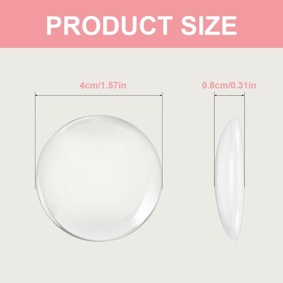 6 Stück Gummipuffer Selbstklebend, Türpuffer Transparent, türgriff schutz, türstopper gummi, Türstopper Wand Selbstklebend, Stoßdämpfend und geräuschlos, robust und langlebig