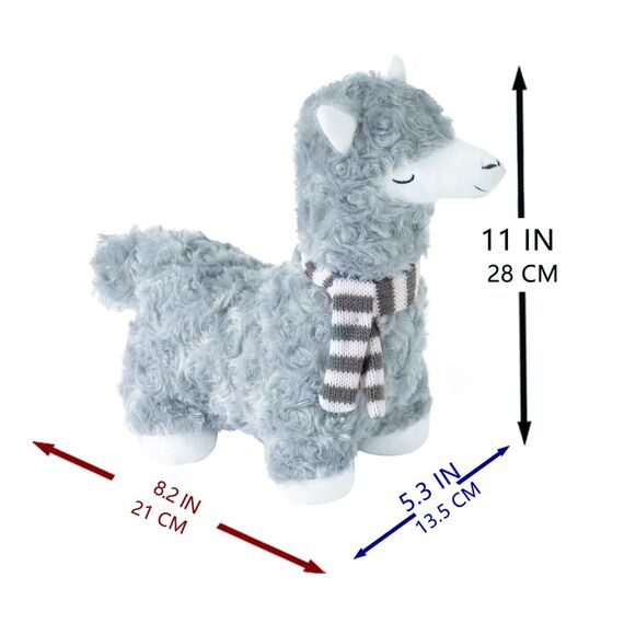 Forecronic Niedlicher Türstopper, dekorativer Türstopper für Zuhause und Büro, gewichteter Türstopper in Tierform, dekorativer Türstopper aus Stoff, Ziege