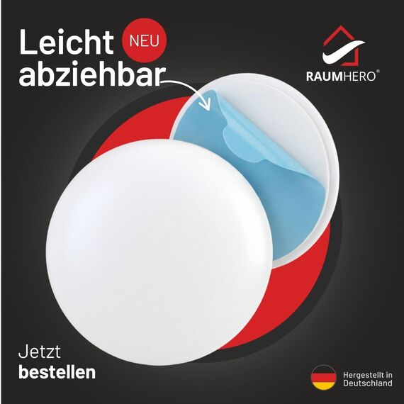 Raumhero 2x Türstopper Wand selbstklebend - (Made in Germany) - Türpuffer Wand - Idealer Wandschutz - Door Stopper, Wandpuffer, Türgriff Stopper