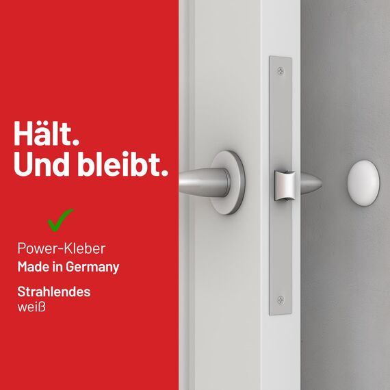 Raumhero 2x Türstopper Wand selbstklebend - (Made in Germany) - Türpuffer Wand - Idealer Wandschutz - Door Stopper, Wandpuffer, Türgriff Stopper