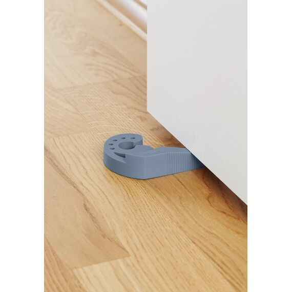 WENKO Türstopper und Fensterstopper Multi-Stop Blau-Grau Puffer und Klemmschutz Blau