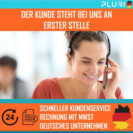 PLURI - Premium Türstopper Wand Edelstahl [10er Set] - GRATIS Befestigungsmaterial, Wandmontage mit Schrauben & Dübeln – Gummi-Puffer schützt Türgriff, Türklinke und Wand, Weiß
