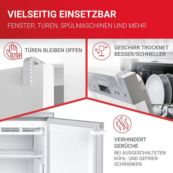 LouMaxx Fensterstopper 6er Set – Fensterklammer – Klemmschutz Fenster – Zuverlässige Sicherheit