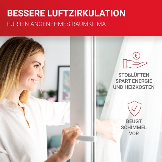 LouMaxx Fensterstopper 6er Set – Fensterklammer – Klemmschutz Fenster – Zuverlässige Sicherheit