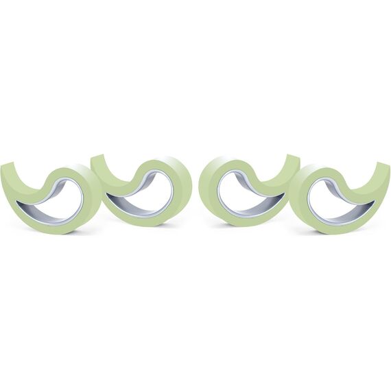 Stoppy, Stoppi, Fensterstopper, Türstopper, Türkeil, Türhaken, Fensterklammer, 4er Set (erhältlich in 14 Farben) (mint)
