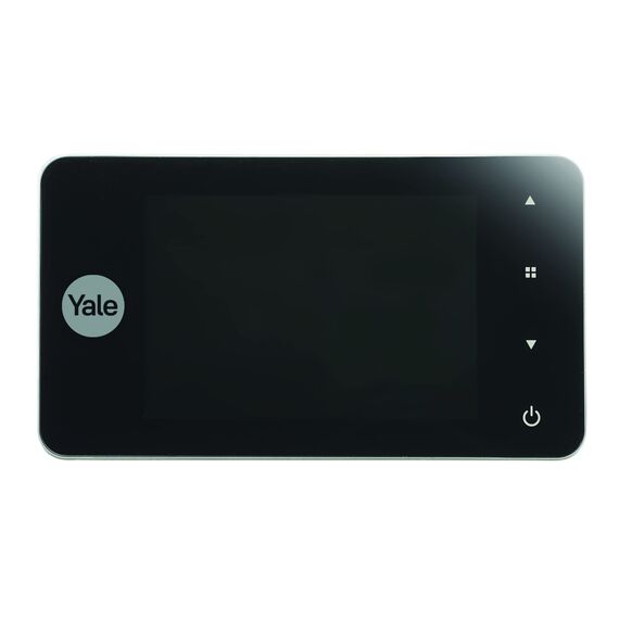 Yale Digitaler Türspion Memory Plus 4500 - Erfasst Bilder - integrierte Türklingel - Live-Ansicht - Silber - 45-4500-1440-00-60-11