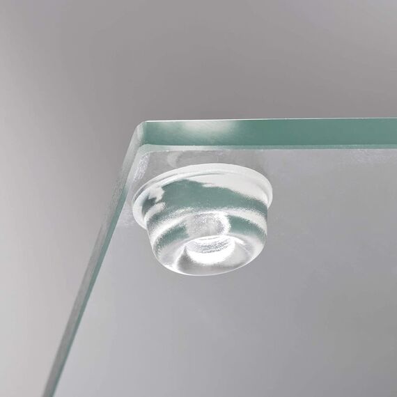 JKDHJK 24 Stück Selbstklebende Gummifüße Silikonpads Transparente Elastische Puffer Dämpfer Stoßdämpfende Knöpfe Stoßfängerpolster Für Alle Arten Von Türstoppern Küchenmöbelschutz Schallabsorption