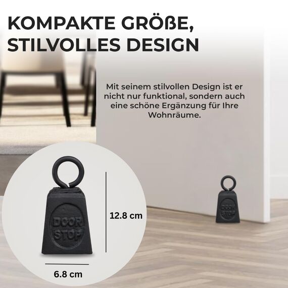 TOPANBIETER 999 Dekorativer Türstopper Gewicht aus Gusseisen Türhalter Fensterpuffer Bodenstopper Tür Stopper (Gewicht)