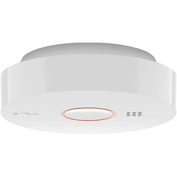 Gira Basic Q Rauchwarnmelder 114502, reinweiß glänzend
