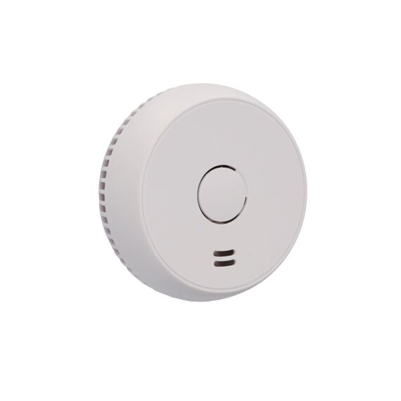 UNITEC Rauchwarnmelder mit Magnethalterung, Montage ohne Werkzeug und Bohren, mit starken 3M Klebepads für sicheren Halt, mit LED-Funktionsanzeige, Alarm bei Rauchentwicklung mit 85 dB