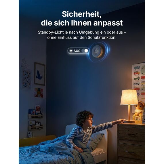 X-Sense Rauchmelder mit 10-Jahres-Batterie, Deutscher Sprachalarm mit Standortangabe (17 Orte), große Testtaste, Standby ohne Blinklicht, XS0B-SN, 6 Stück