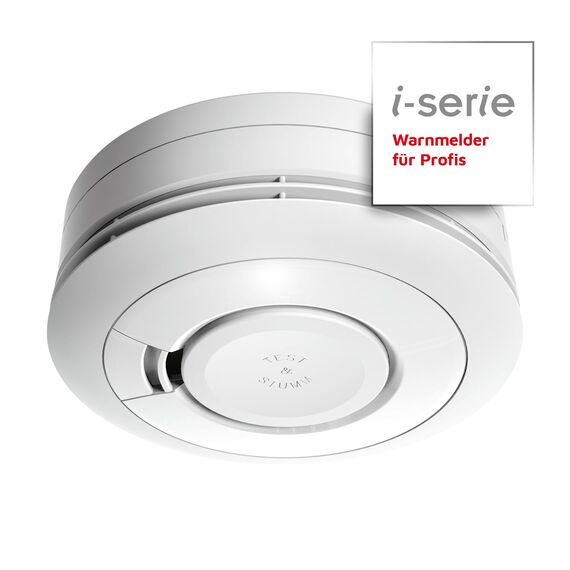 Ei Electronics Professional Ei650i Rauchwarnmelder, i-Serie Rauchmelder mit AudioLINK-Funktion und Batterie für 10 Jahre, Stand-alone-Gerät, weiß