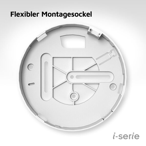 Ei Electronics Professional Ei650i Rauchwarnmelder, i-Serie Rauchmelder mit AudioLINK-Funktion und Batterie für 10 Jahre, Stand-alone-Gerät, weiß