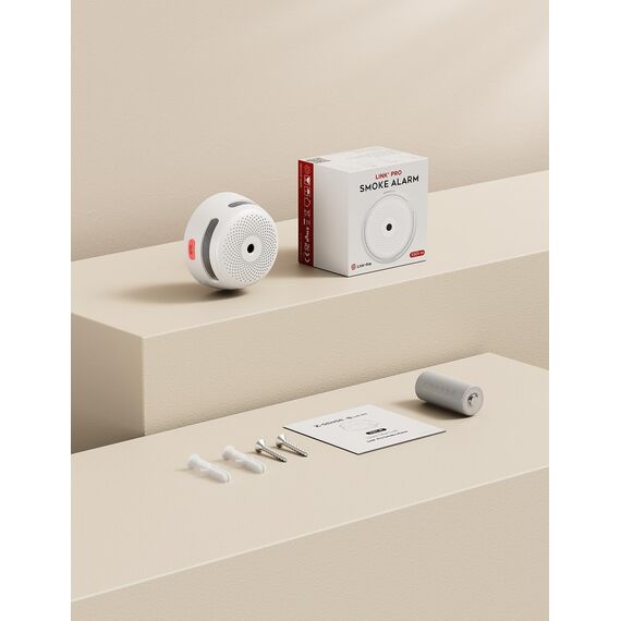X-Sense Smart Rauchmelder XS01-M ohne SBS50 Basisstation, Zertifiziert nach EN 14604, Funkrauchmelder mit WLAN, vernetzbarer Feuermelder, kompatibel mit der X-Sense Home Security App, XS01-M, 1 Stück