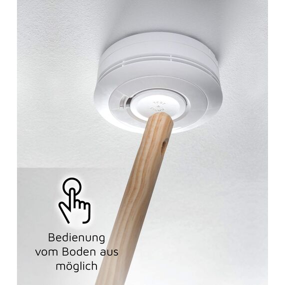 Ei Electronics Ei650 Rauchwarnmelder, Rauchmelder im 4er Set, Stand-Alone-Gerät mit Batterie für 10 Jahre, Testsieger Stiftung Warentest, weiß