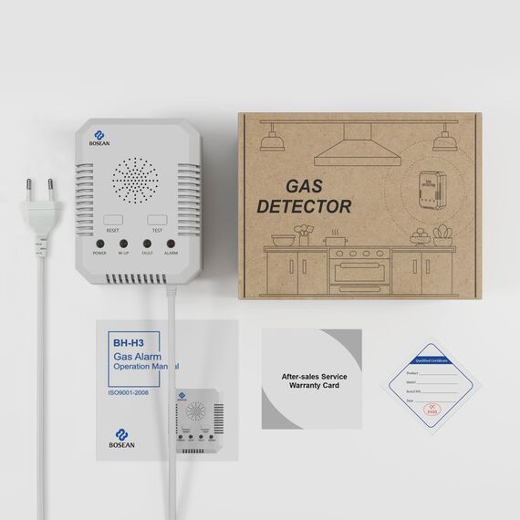 2 in 1 Gasleckmelder, Kohlenmonoxid Melder und Erdgasdetektor, CO Melder & Erdgas Methan-Propan-Butan-Brenngas-Alarm für Küche, Tankstelle, Garage,Wohnmobil