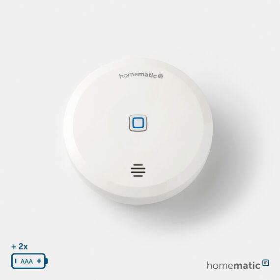 Homematic IP Smart Home 3er-Set Wassersensor, Wassermelder für zuverlässige Alarmierung per Sirene und Push-Benachrichtigung in der Smartphone-App bei Feuchtigkeit und Wasser, 151694A0