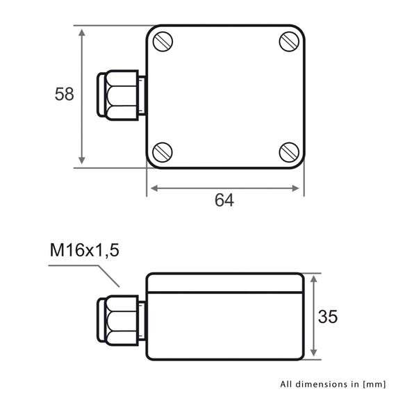 iOVEO 001AF05200 - NTC 10KOHM - Aussenfühler/Aussentemperaturfühler, 2-Leiter Anschluss, Fühler Heizung, NTC-Sensor, B3977
