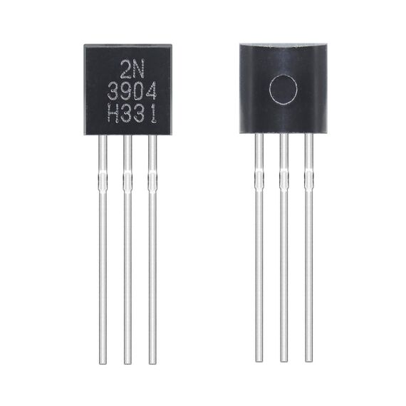 ALLECIN 2N3904 NPN Transistor Allzweck Verstärker TO-92 Silizium Transistoren für DIY 60V 200 mA (Packung mit 200 Stück)