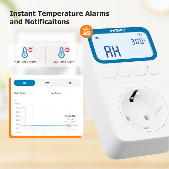 Inkbird ITC-C236T WLAN Thermostat Steckdose mit 16A