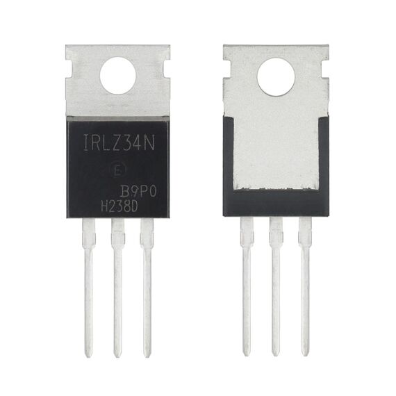 ALLECIN 10 Stück IRLZ34N IRLZ34 IRLZ34NPBF MOSFET-Transistoren 30A 55V N-Kanal-Leistungs-Mosfets-Transistor 30 Ampere 55 Volt TO-220