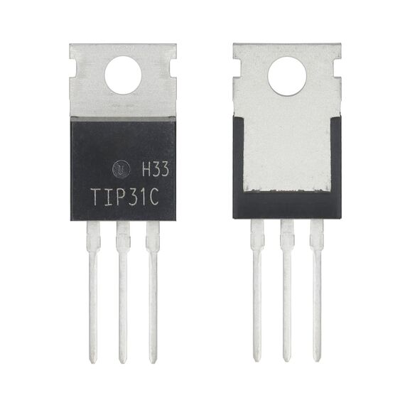 ALLECIN TIP31C TIP31 Transistor NPN Silizium Leistungstransistor 3A 100V Silicon Power Transistoren für Heimwerker TO-220 (Packung mit 20 Stück)
