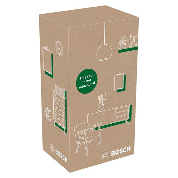 Bosch Infrarot Thermometer AdvancedTemp (-30°C bis +500°C, integrierte Schimmel-und Wärmebrücken-Erkennung, LED-Anzeige für einfache Interpretation, Gehäuse aus recyceltem Material, E-Commerce Karton)