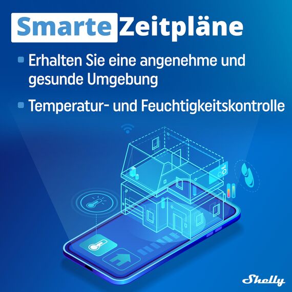 Shelly Plus Add-On - Add-On für Shelly Plus & Gen3 Geräte, Schnittstelle für Temperatur- und Luftfeuchtigkeitssensoren, DS18B20, DHT22 & Arduino Sensoren, Analoger und Digitaler Eingang