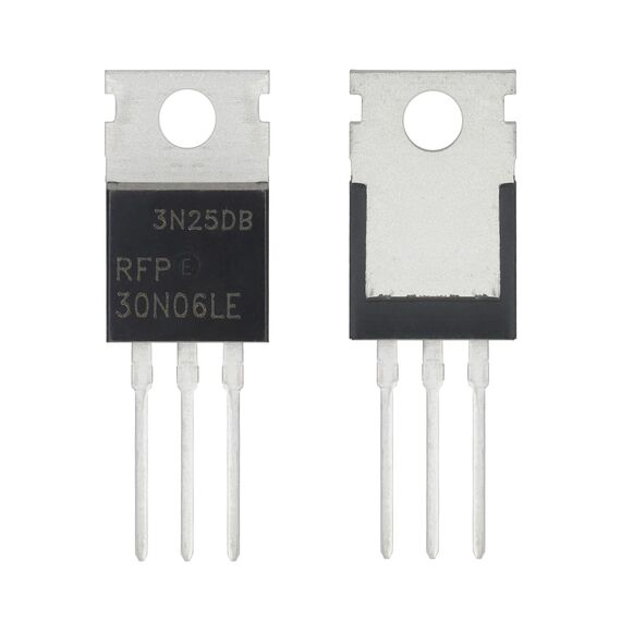 ALLECIN 10 Stück RFP30N06LE P30N06LE RFP30N06 30N06LE N-Kanal-Leistungs-MOSFET-Transistoren 30A 60V Halbleiterprodukte MOSFETS-Transistor 30 Ampere 60 Volt TO-220