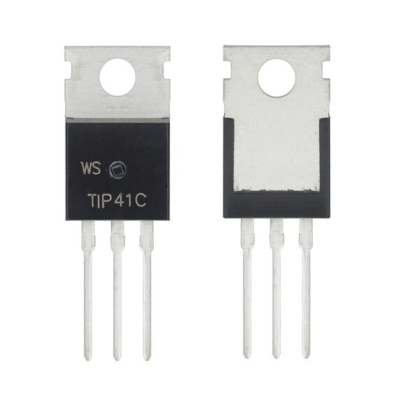 ALLECIN TIP41C TIP41 NPN Transistor 6A 100V Darlington Silizium Leistungstransistoren 3-Polig TO-220 (Packung mit 20 Stück)