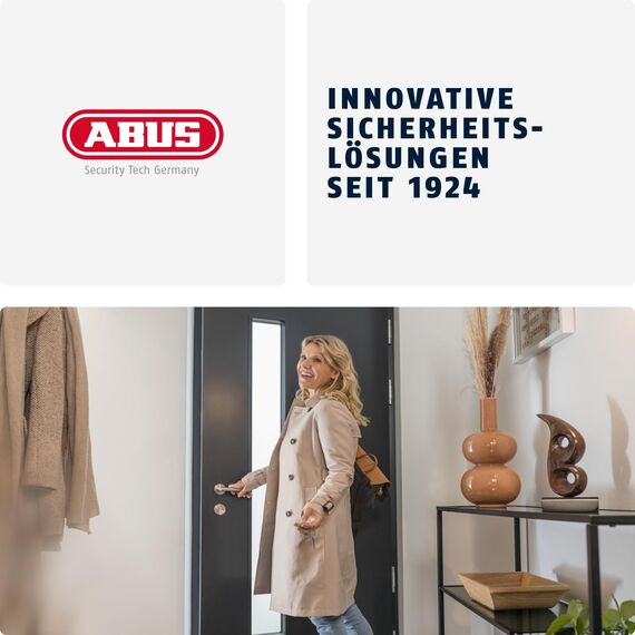 ABUS KeyGarage 787 - Schlüsselbox zur Wandmontage - für Schlüssel oder kleine Wertgegenstände - 46331 - Schwarz-Silber