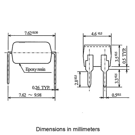 ALLECIN PC817 Optokoppler für DIY 2,54 mm Abstand DIP-4 4-Polig PC817C Transistor-Ausgangsoptokoppler (Packung mit 50 Stück)