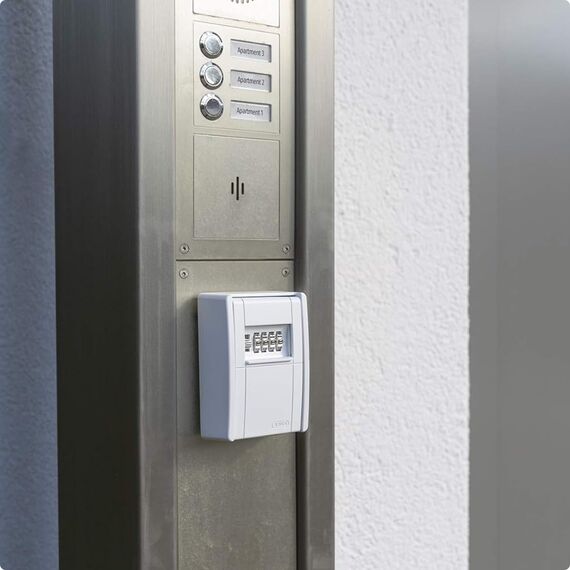 ABUS KeyGarage 787 - Schlüsselbox zur Wandmontage - für Schlüssel oder kleine Wertgegenstände - Weiß