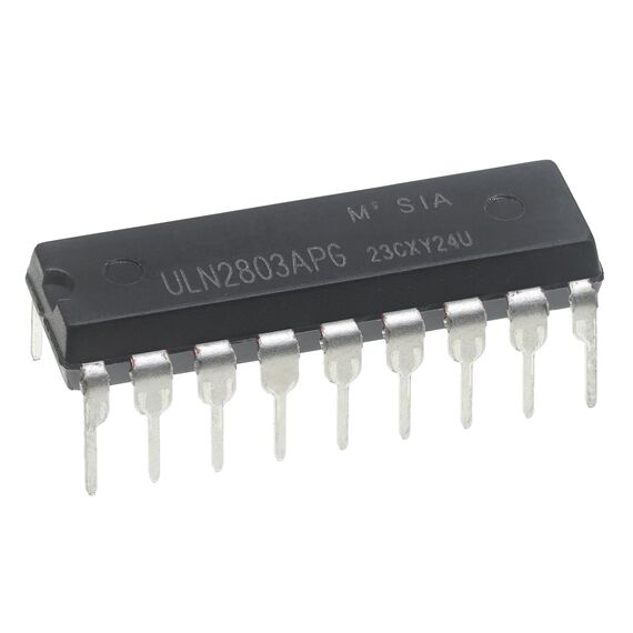 ALLECIN ULN2803 ULN2803A 2803 Transistor Array 8-Kanal Darlington Transistoren Hochspannung Hochstrom NPN IC DIP-18 (Packung mit 10 Stück)