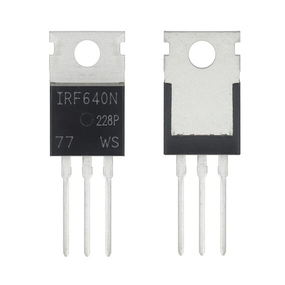 ALLECIN 10Stück IRF640 IRF640N IRF640NPBF MOSFET Transistoren 18A 200V N-Kanal Leistungs MOSFETS Transistor 18 Ampere 200 Volt TO-220