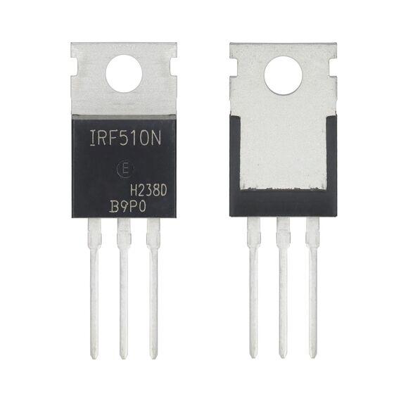 ALLECIN 10 Stück IRF510 IRF510N IRF510NPBF MOSFET Transistoren Leistungs Halbleiterprodukte 5,6A 100V N-Kanal MOSFETS Transistor 5,6 Ampere 100 Volt TO-220