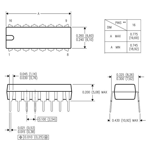 ALLECIN ULN2003 ULN2003A ULN2003AN ULN2003AG Transistor-Arrays Hochspannungs-Hochstrom-Darlington-Transistoren NPN IC DIP-16 (Packung mit 10 Stück)