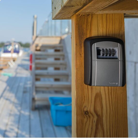ABUS KeyGarage 707 - Schlüsselbox zur Wandmontage - für bis zu 7 Schlüssel oder kleine Wertgegenstände - Schwarz-Silber
