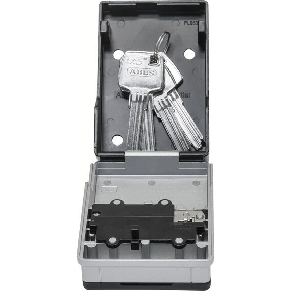 ABUS KeyGarage 727 Mini - Schlüsselbox zur Wandmontage - für bis zu 8 Schlüssel oder kleine Wertgegenstände - Schwarz-Silber