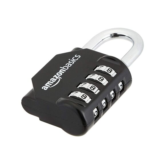 Amazon Basics AB-PL111 Vorhängeschloss, schwarz